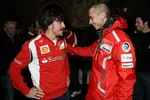 Foto zur News: Fernando Alonso (Ferrari) und Valentino Rossi