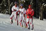 Foto zur News: Fernando Alonso, Giancarlo Fisichella und Jules Bianchi (Ferrari)