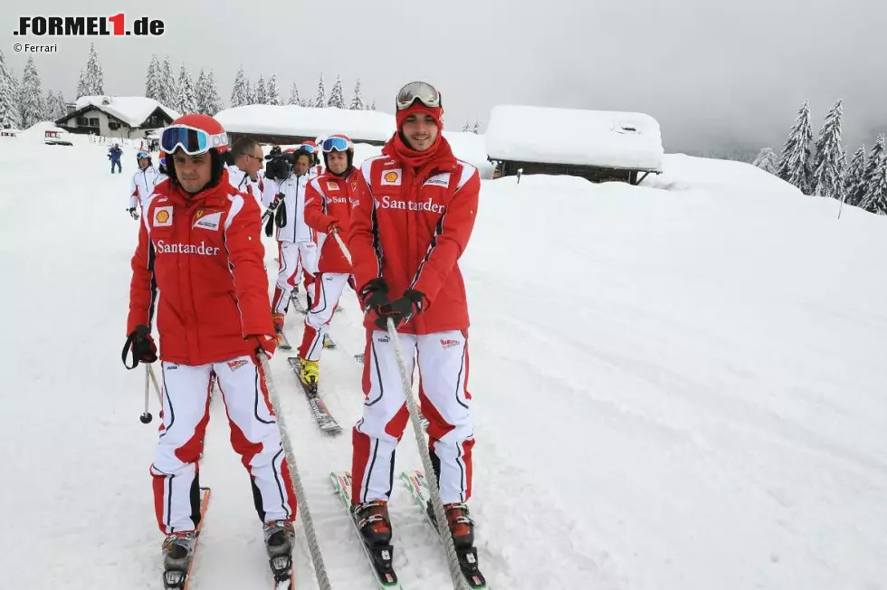 Foto zur News: Felipe Massa und Jules Bianchi (Ferrari)