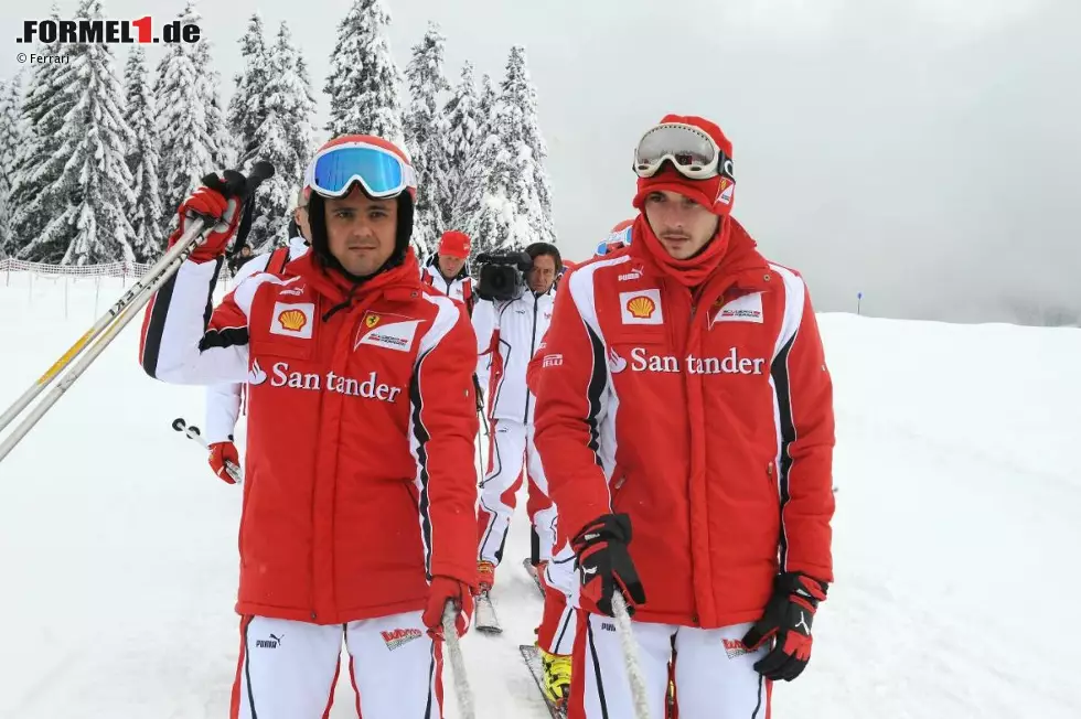 Foto zur News: Felipe Massa und Jules Bianchi (Ferrari)