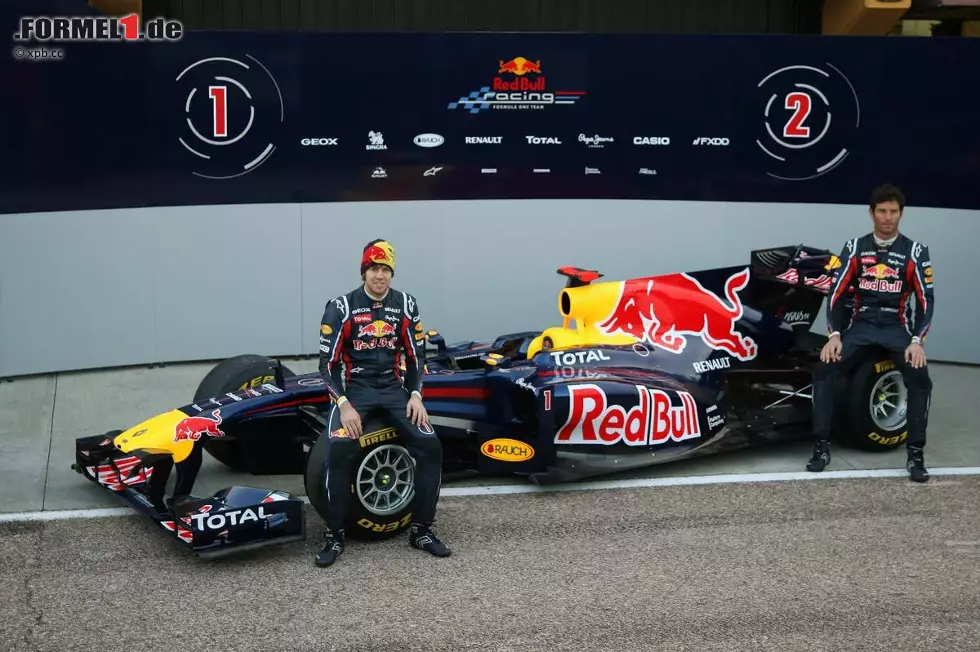 Foto zur News: Sebastian Vettel (Red Bull) und Mark Webber (Red Bull)