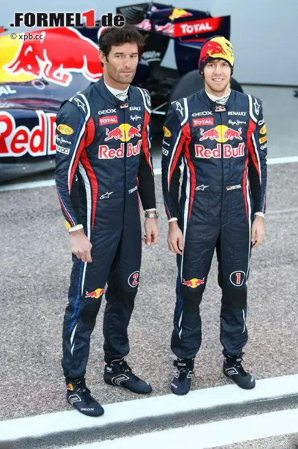 Foto zur News: Mark Webber (Red Bull) und Sebastian Vettel (Red Bull)