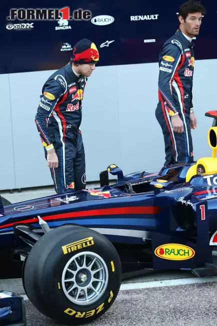 Foto zur News: Sebastian Vettel und Mark Webber (Red Bull)