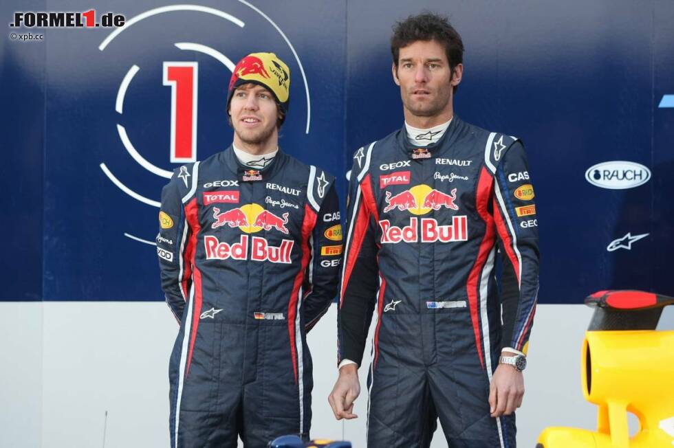 Foto zur News: Sebastian Vettel und Mark Webber (Red Bull)