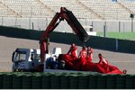 Foto zur News: Felipe Massa (Ferrari) kam am Morgen nicht sehr weit