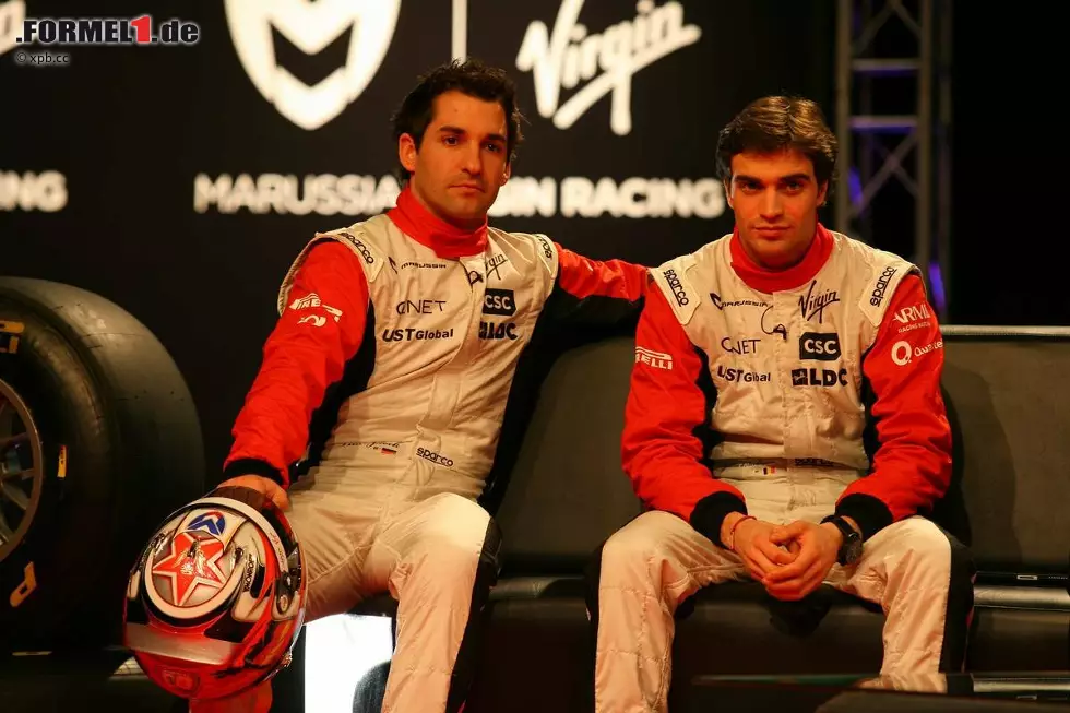 Foto zur News: Timo Glock und Jerome D&#039;Ambrosio (Marussia-Virgin)