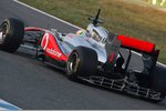 Foto zur News: Lewis Hamilton (McLaren) mit einer Messeinrichtung am Heck