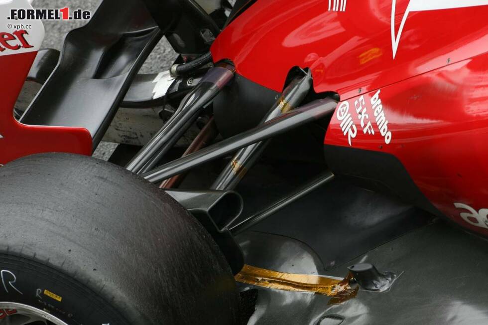 Foto zur News: Ferrari-Hinterradaufhängung