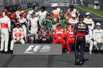 Foto zur News: Sebastian Vettel (Red Bull) und der Rest der Fahrer 2011
