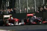 Foto zur News: Felipe Massa (Ferrari) und Jenson Button (McLaren)