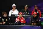 Gallerie: Oben: Adrian Sutil (Force India), Heikki Kovalainen (Lotus) und Timo Glock (Marussia-Virgin); unten: Witali Petrow (Renault), Felipe Massa (Ferrari) und Lewis Hamilton (McLaren)
