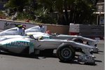 Foto zur News: Nico Rosberg und Michael Schumacher (Mercedes)