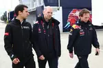 Gallerie: Remi Taffin, Adrian Newey (Technischer Direktor) und Christian Horner (Teamchef)