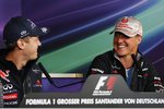 Foto zur News: Sebastian Vettel (Red Bull) Michael Schumacher (Mercedes)