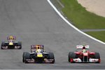 Gallerie: Sebastian Vettel (Red Bull) und Felipe Massa (Ferrari)