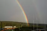 Gallerie: Regenbogen am Abend in Spa