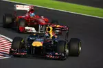 Gallerie: Sebastian Vettel (Red Bull) vor Fernando Alonso (Ferrari)