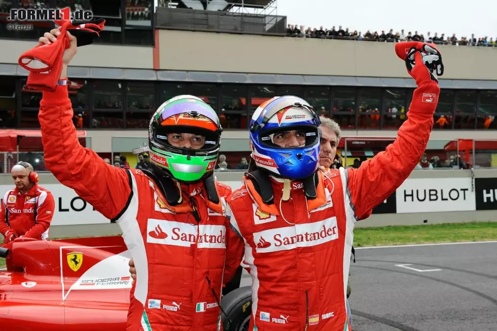 Foto zur News: Giancarlo Fisichella und Marc Gene