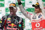 Gallerie: Mark Webber (Red Bull) und Jenson Button (McLaren)