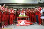 Foto zur News: Felipe Massa feiert seinen 100. Start für Ferrari