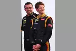 Foto zur News: Eric Boullier und Romain Grosjean (Lotus)