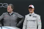 Gallerie: Norbert Haug (Mercedes-Motorsportchef) mit Michael Schumacher