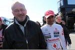 Foto zur News: Manager Didier Coton mit Lewis Hamilton (McLaren)