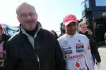 Foto zur News: Manager Didier Coton mit Lewis Hamilton (McLaren)