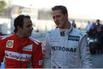 Foto zur News: Felipe Massa (Ferrari) Michael Schumacher (Mercedes)