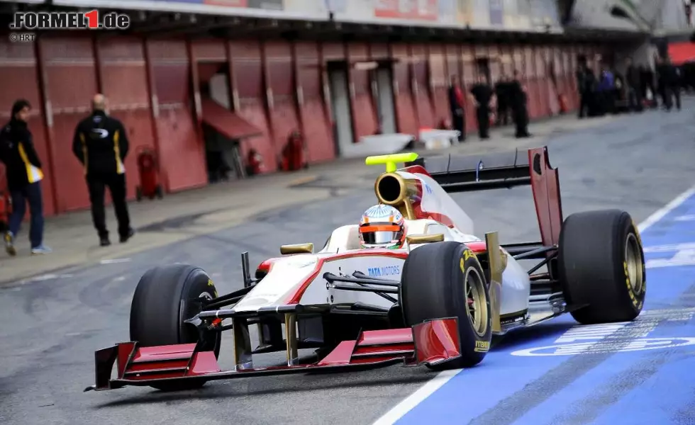 Foto zur News: Narain Karthikeyan (HRT)