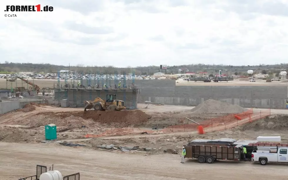 Foto zur News: Baufortschritte am Circuit of The Americas in Austin (US-Bundesstaat Texas)