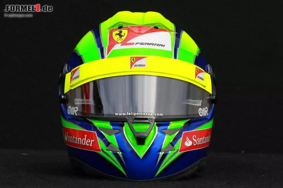 Foto zur News: Helm von Felipe Massa (Ferrari)