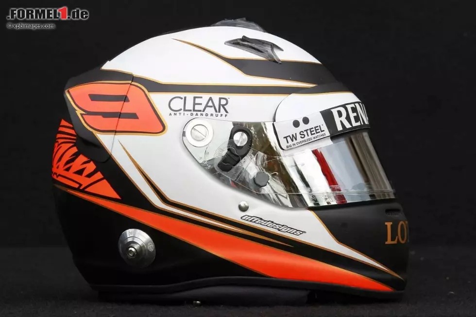 Foto zur News: Helm von Kimi Räikkönen (Lotus)