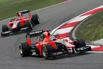 Foto zur News: Timo Glock (Marussia) und Charles Pic (Marussia)