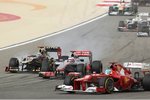 Gallerie: Fernando Alonso (Ferrari), Jenson Button (McLaren) und Kimi Räikkönen (Lotus)