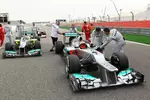 Gallerie: Michael Schumacher (Mercedes) und Nico Rosberg (Mercedes)