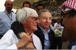Foto zur News: Bernie Ecclestone (Formel-1-Chef) mit FIA-Präsident Jean Todt