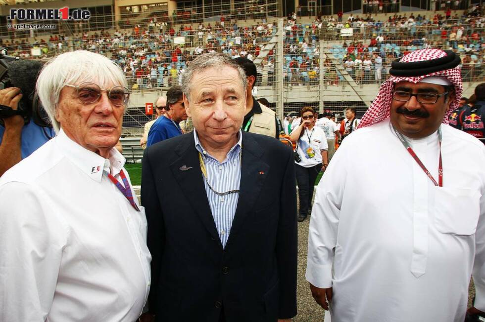 Foto zur News: Bernie Ecclestone (Formel-1-Chef) und Jean Todt