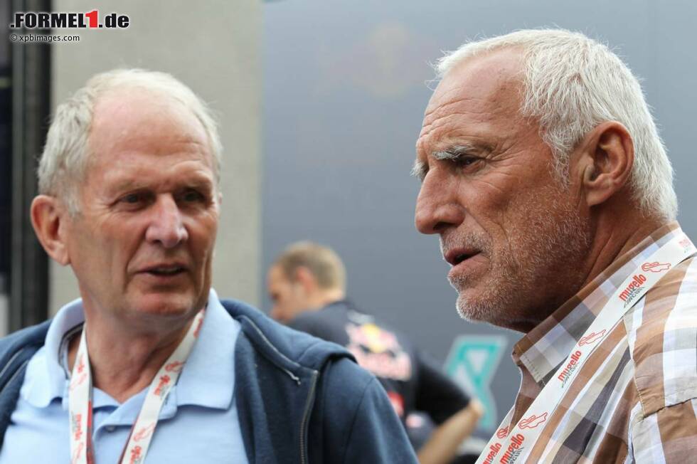 Foto zur News: Helmut Marko (Motorsportchef) Dietrich Mateschitz (Red Bull-Boss)