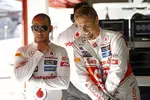 Foto zur News: Lewis Hamilton (McLaren) und Jenson Button (McLaren)