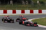 Foto zur News: Lewis Hamilton (McLaren), Daniel Ricciardo (Toro Rosso) und Jean-Eric Vergne (Toro Rosso)
