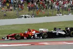 Gallerie: Fernando Alonso (Ferrari) Pastor Maldonado (Williams)