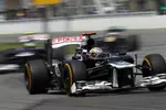 Foto zur News: Pastor Maldonado (Williams) und Bruno Senna (Williams)