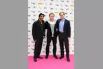 Foto zur News: Narain Karthikeyan (HRT), Dani Clos (HRT) und Luis Perez-Sala (HRT-Teamchef) vor der Formel-1-Party von Tamara Ecclestone