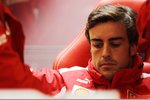 Foto zur News: Entspannung am Morgen? Fernando Alonso (Ferrari) fuhr am Freitagvormittag nur vier Runden.