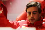 Foto zur News: Entspannung am Morgen? Fernando Alonso (Ferrari) fuhr am Freitagvormittag nur vier Runden.