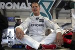Foto zur News: Michael Schumacher (Mercedes) ganz entspannt.