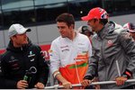 Gallerie: Nico Rosberg (Mercedes), Paul di Resta (Force India) und Jenson Button (McLaren)