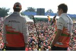 Foto zur News: Nico Hülkenberg (Force India) und Paul di Resta (Force India)