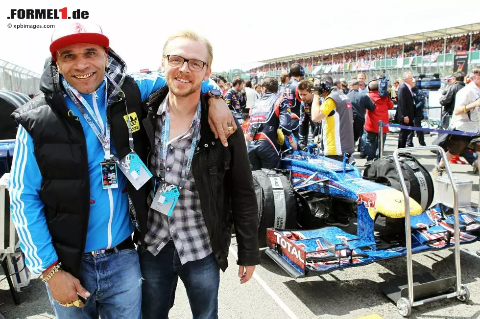 Foto zur News: Schauspieler Goldie mit Simon Pegg